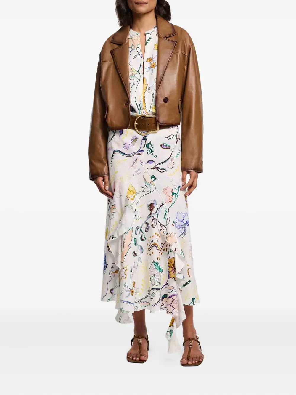 Dorothee Schumacher Rok met bloemenprint - Wit