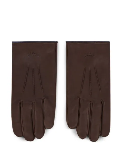 Longchamp topstitch gloves