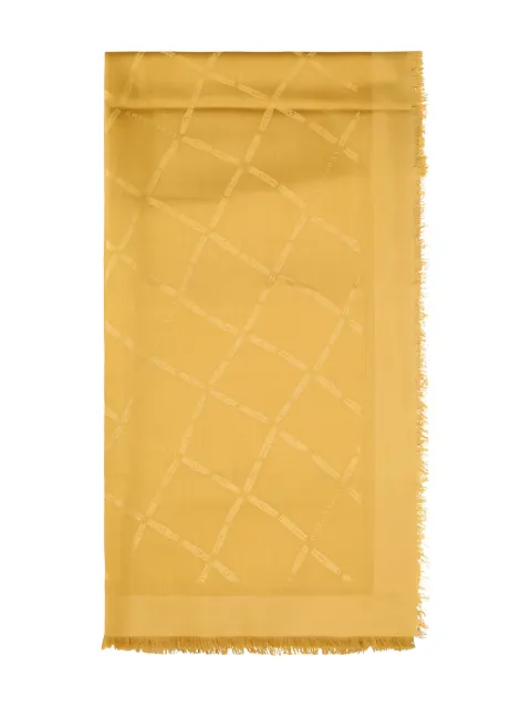 Longchamp fringed scarf