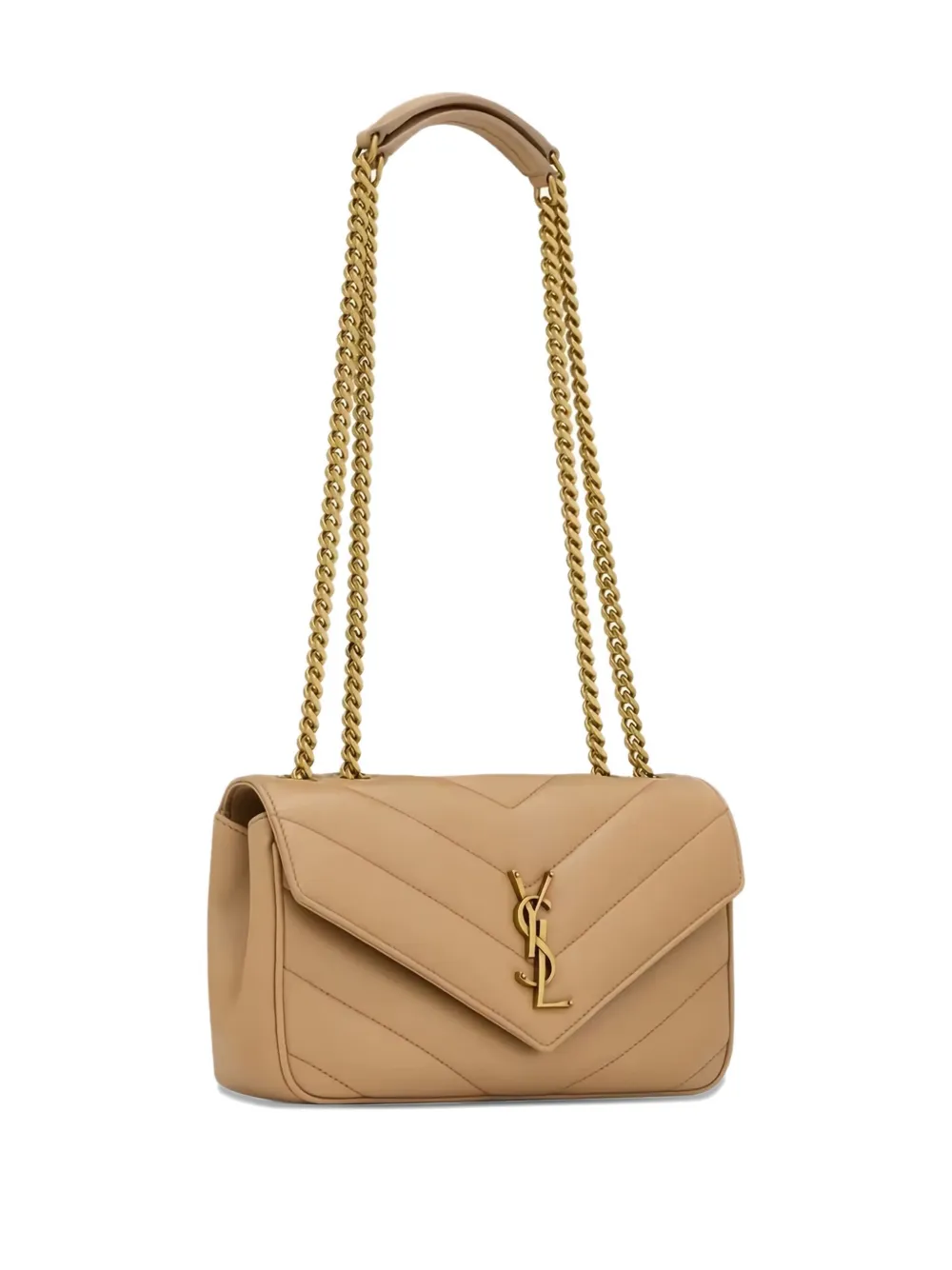 Saint Laurent Loulou schoudertas Bruin