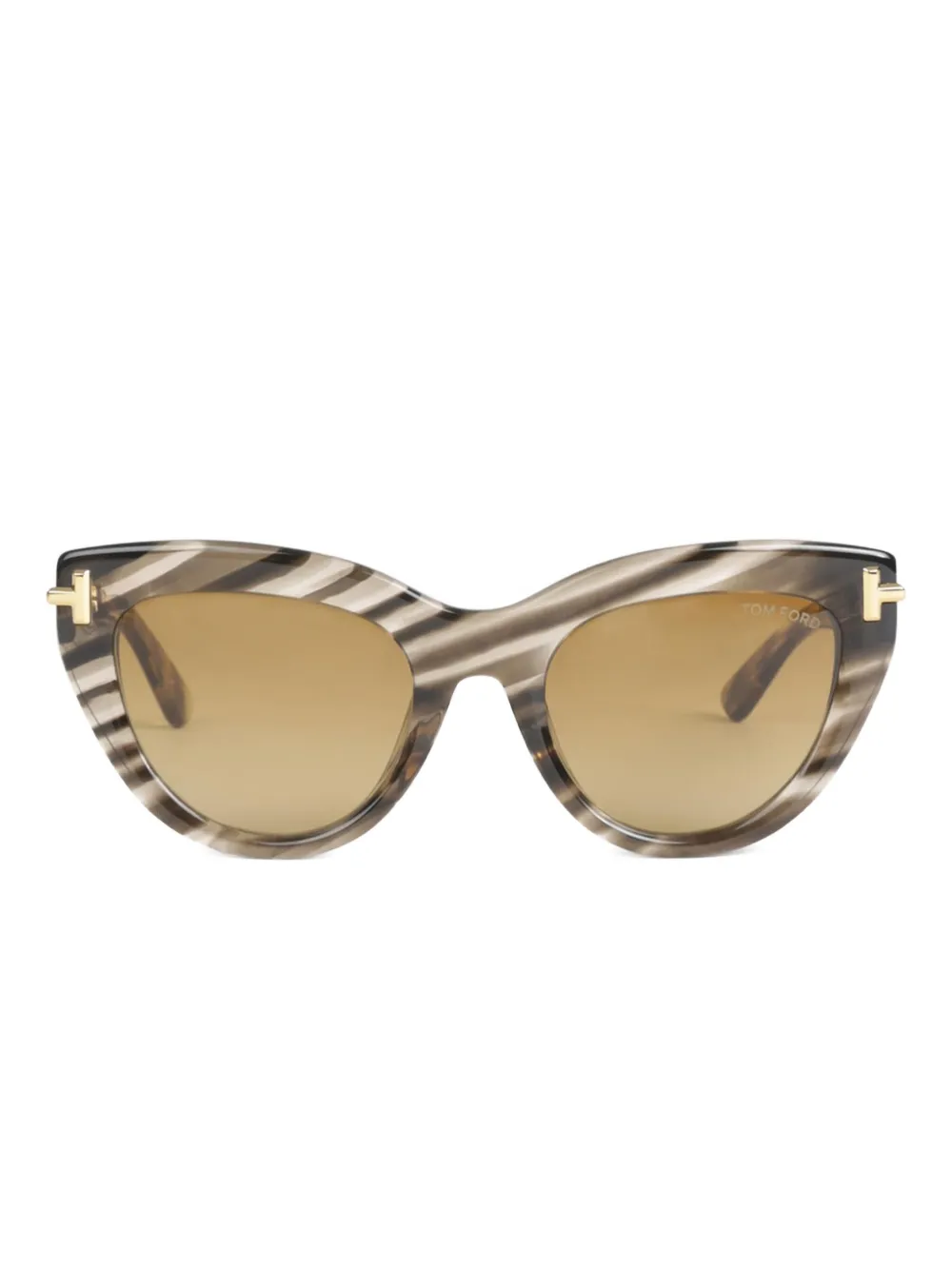 TOM FORD Icon キャットアイ サングラス - ブラウン TOM FORD Icon キャットアイ サングラス - ブラウン