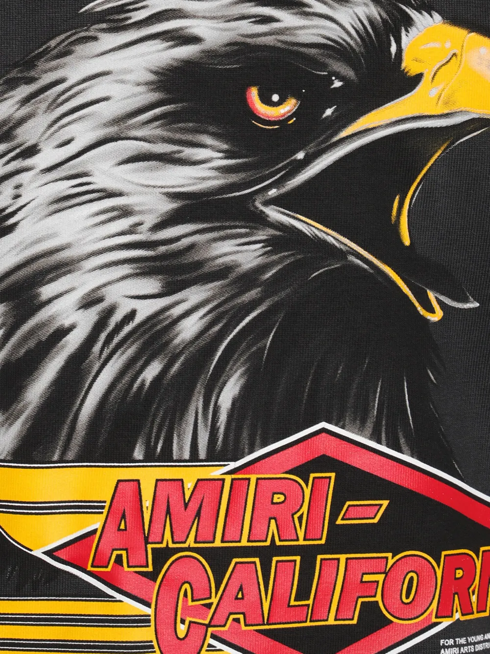 AMIRI T-shirt met grafische print Zwart