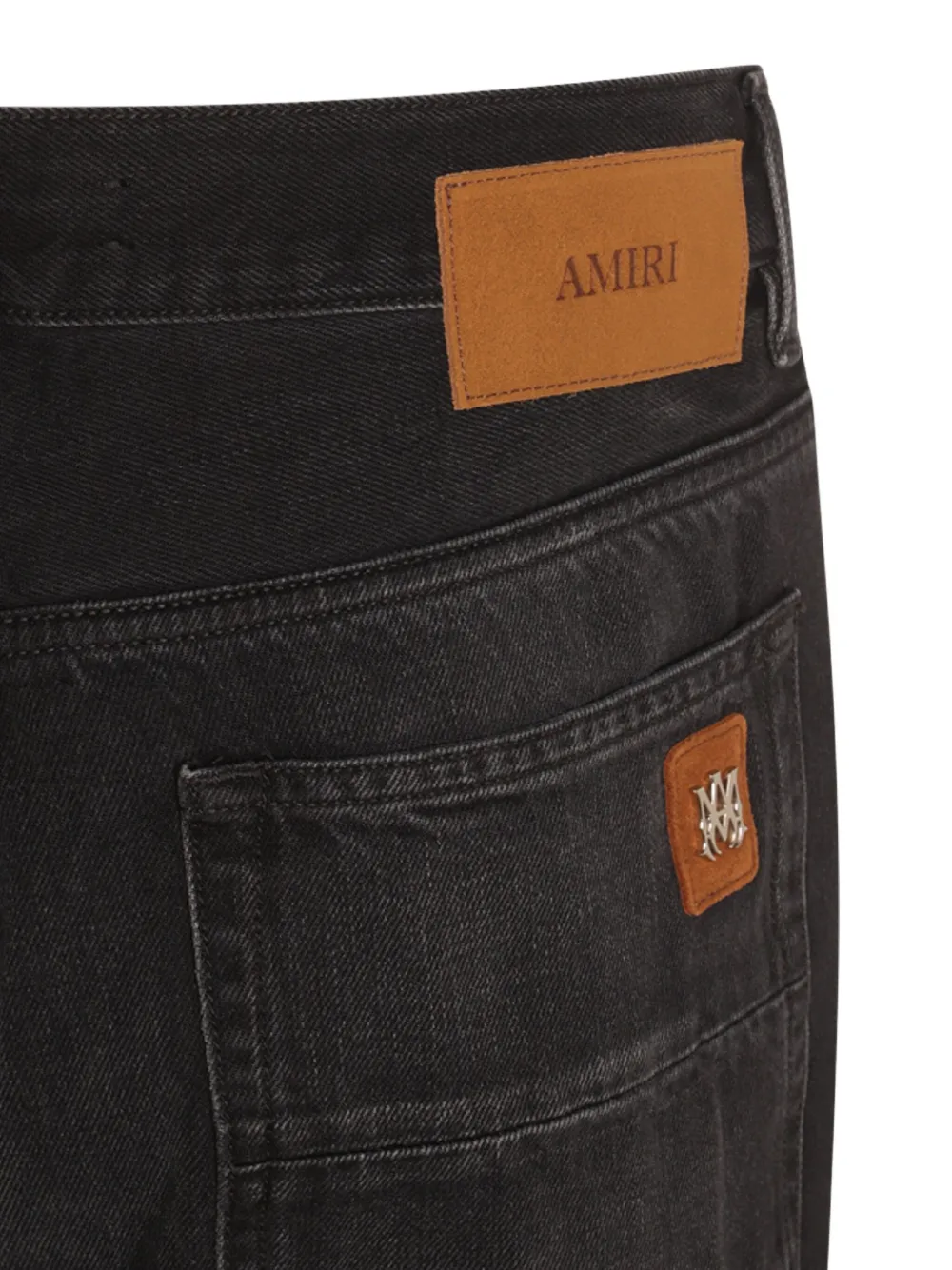 AMIRI Jeans met effect Zwart