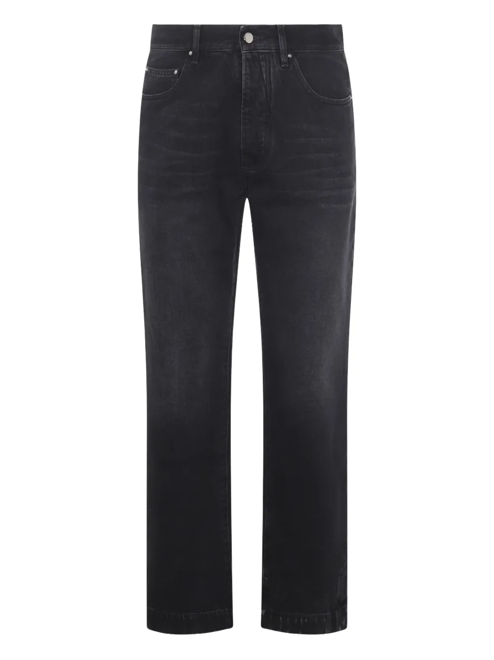 AMIRI whiskering-effect jeans | Black | Image 1