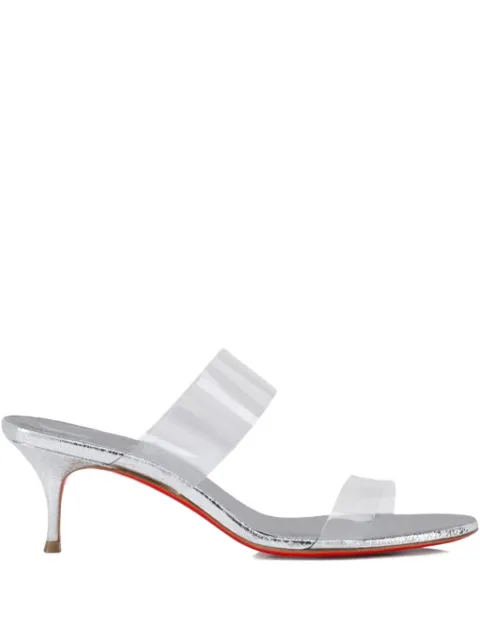 Christian Louboutin 클리어 스트랩 힐 샌들
