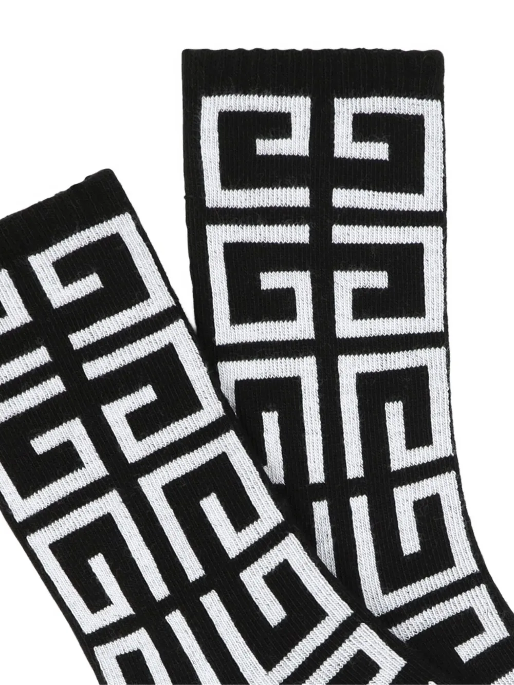 Givenchy Kids Sokken met logopatroon Zwart