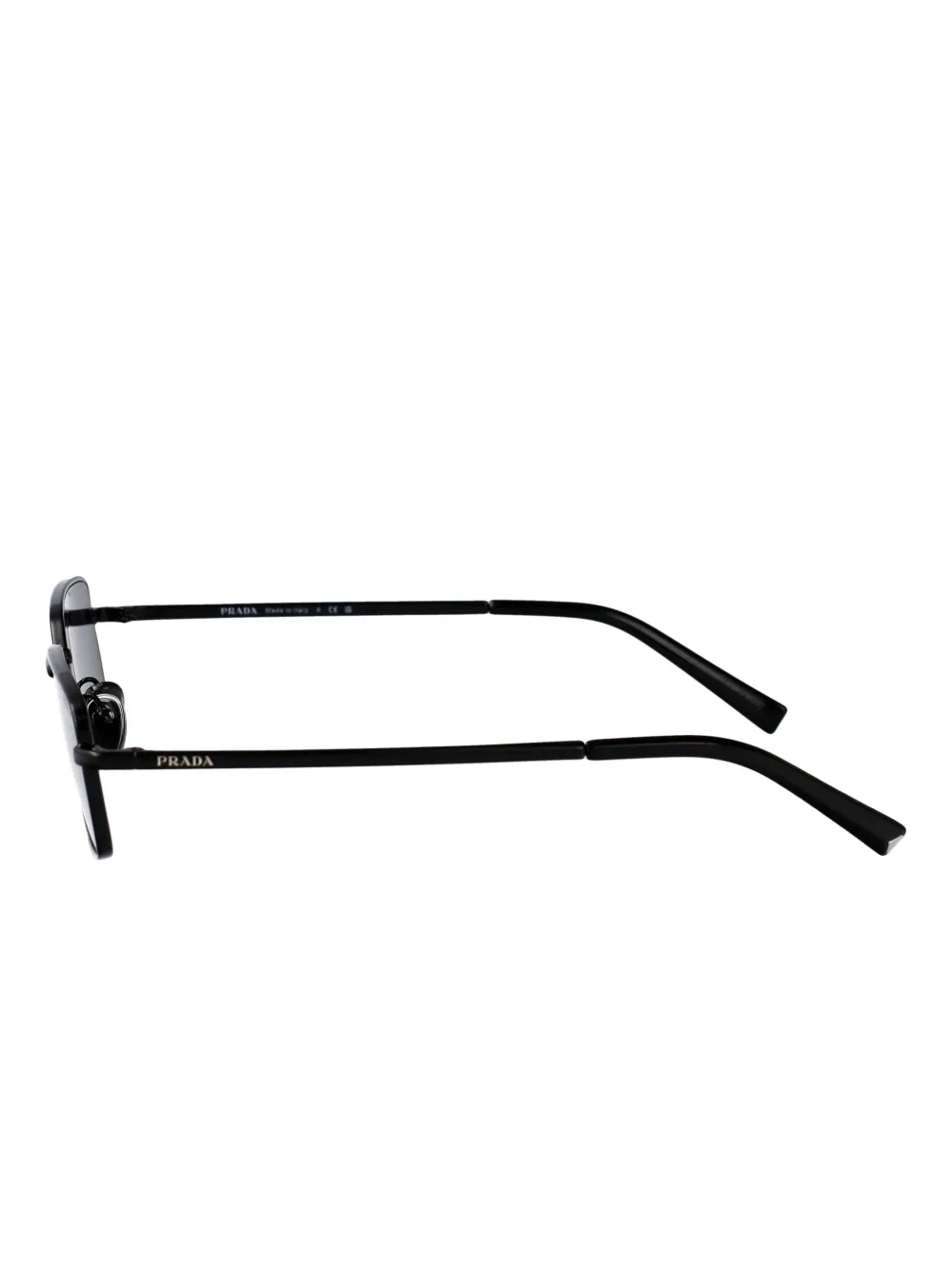Prada Eyewear A60S metalen zonnebril Zwart