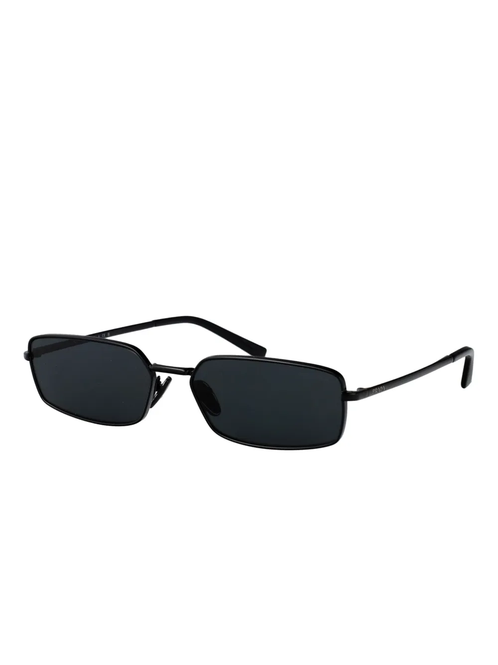 Prada Eyewear A60S metalen zonnebril Zwart