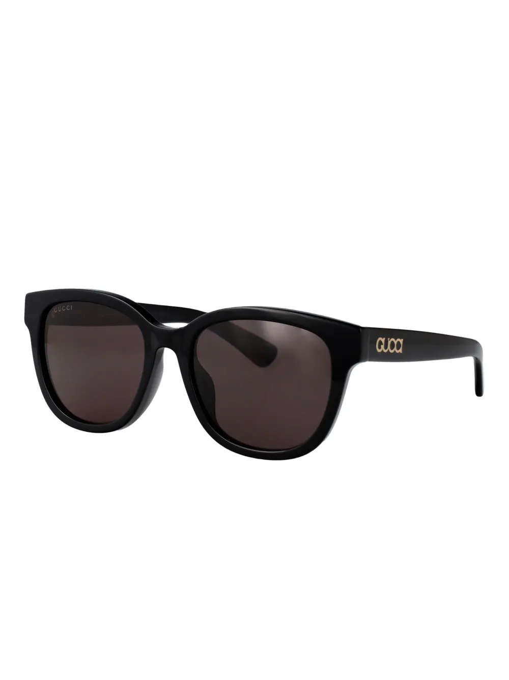 Gucci Eyewear Zonnebril met rond montuur Zwart