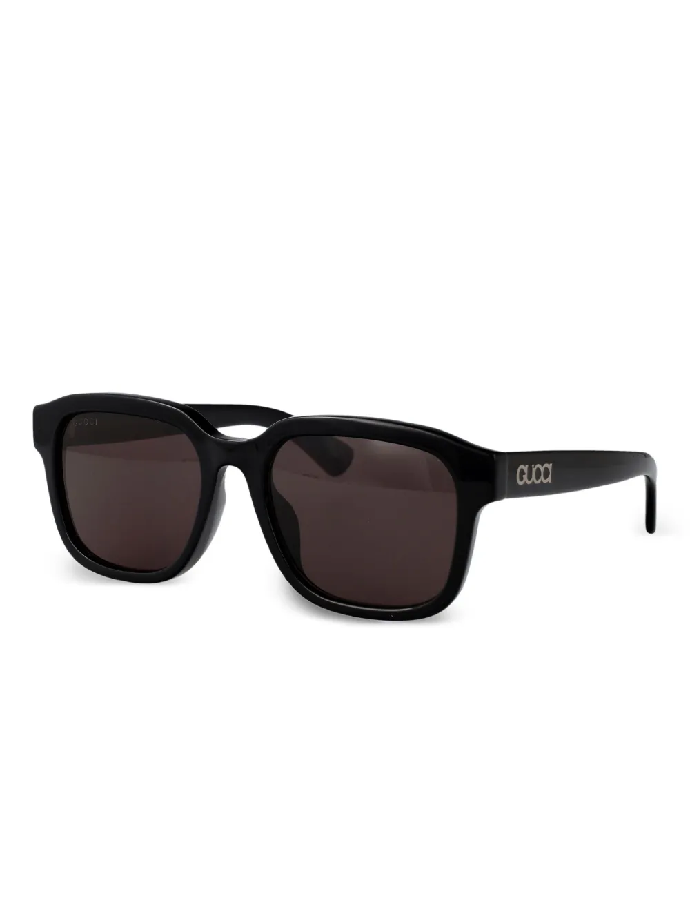 Gucci Eyewear Zonnebril met vierkant montuur Zwart