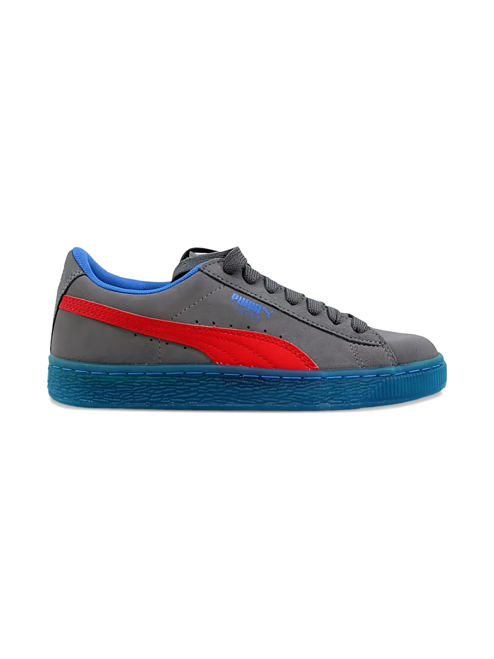 Puma Kids LFS Iced suède sneakers Grijs