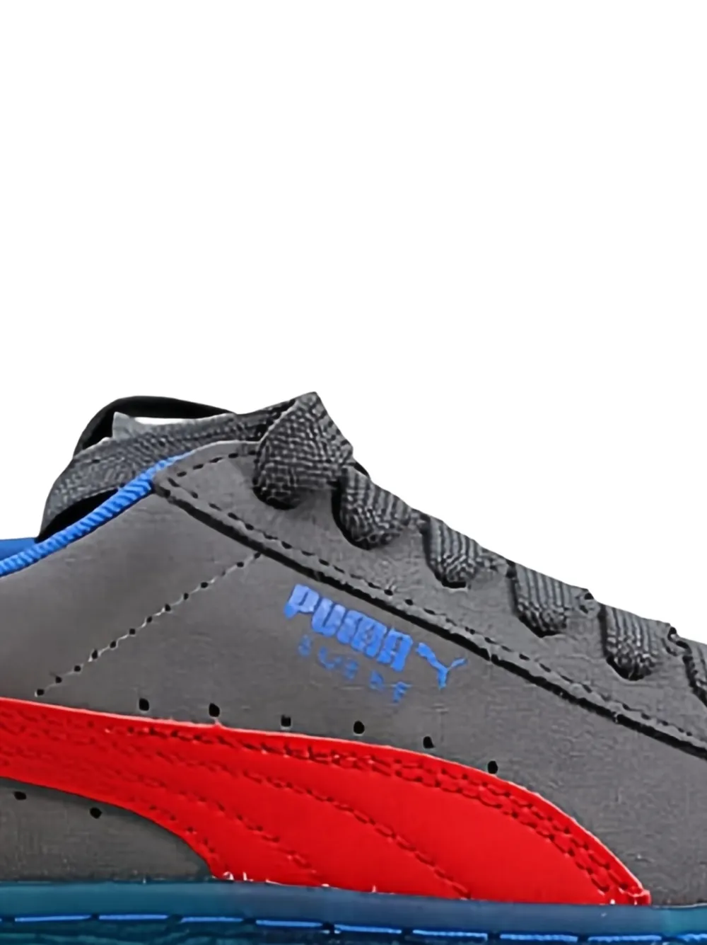 Puma Kids LFS Iced suède sneakers - Grijs