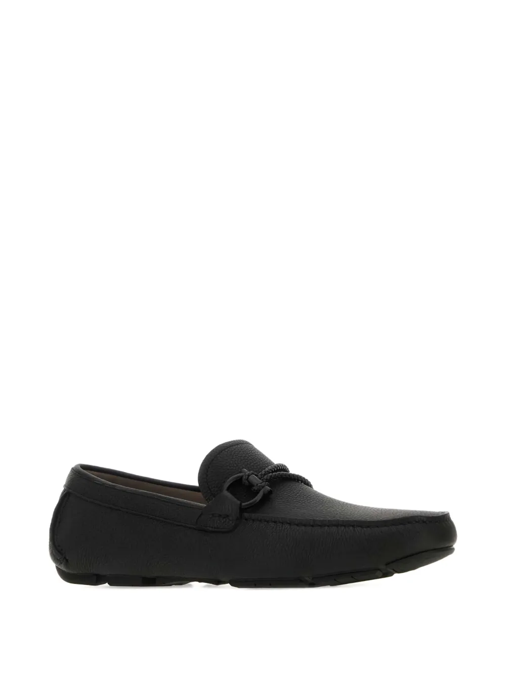 Ferragamo leather loafers - Zwart