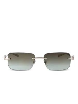 Gucci Eyewear グラデーション スクエアサングラス | ゴールドトーン