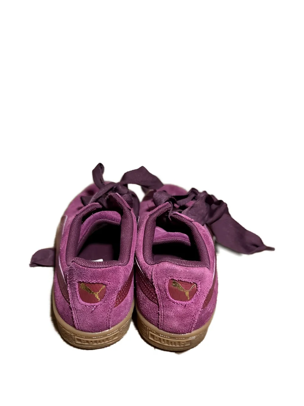 Puma Suede Heart Snk "dark Purple" Sneakers In Purple
