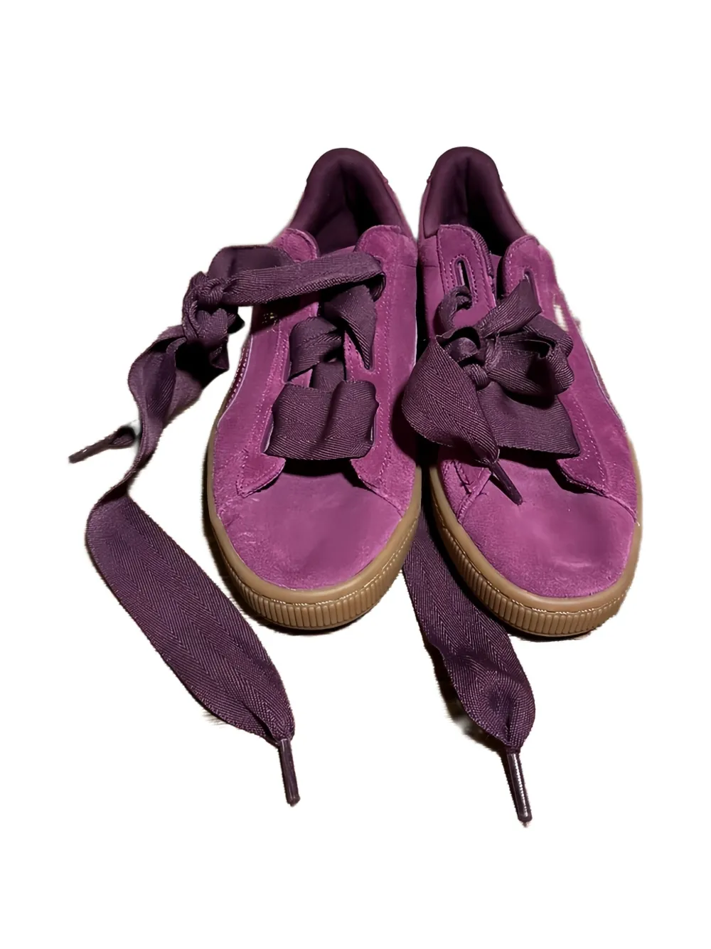 Puma Suede Heart Snk "dark Purple" Sneakers In Purple