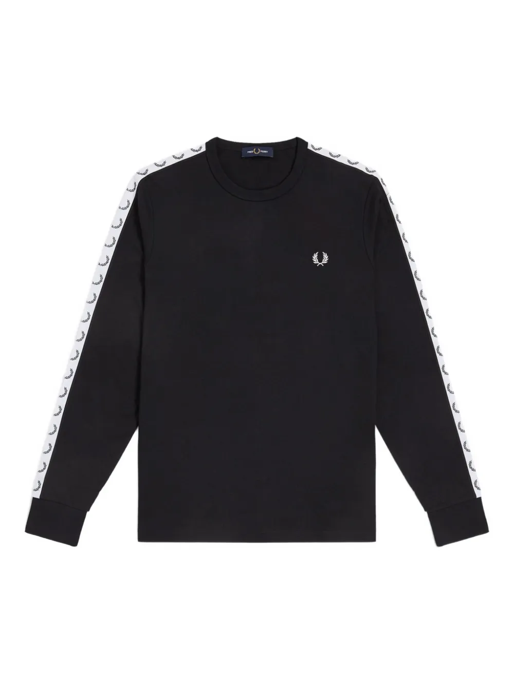 Fred Perry long-sleeve T-shirt | Black | Image 1