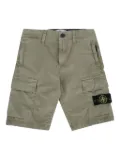 Stone Island Junior Compass-motif shorts - Green