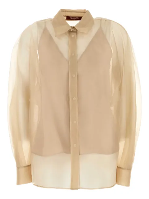 Max Mara Ovale organza shirt