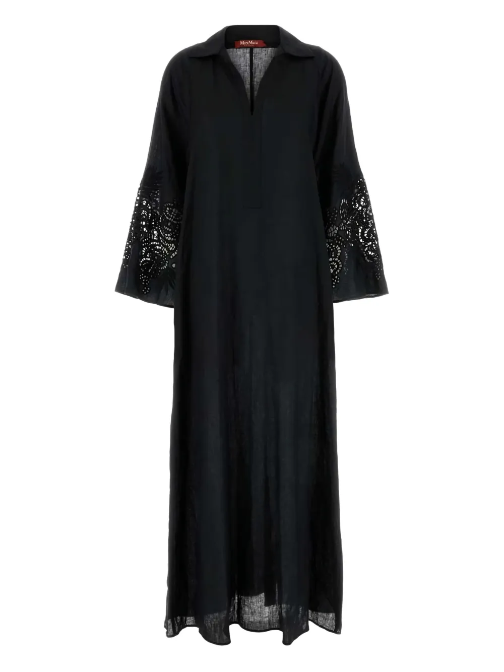 Max Mara robe Strano en lin | noir | Image 1