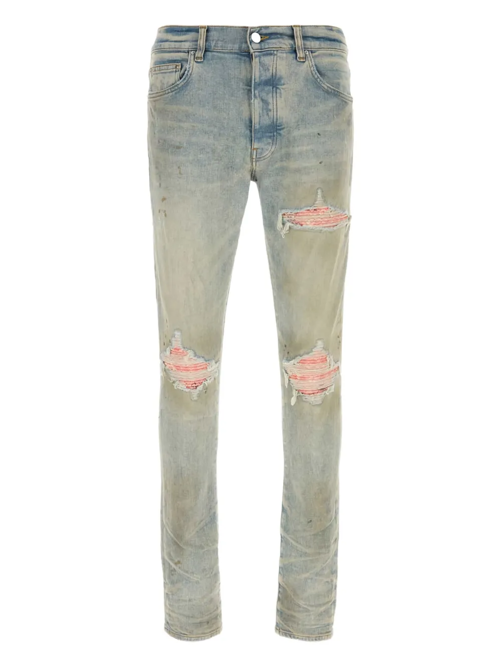AMIRI Gerafelde jeans met vervaagd effect Blauw