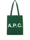 A.P.C. Lou tote bag - Green