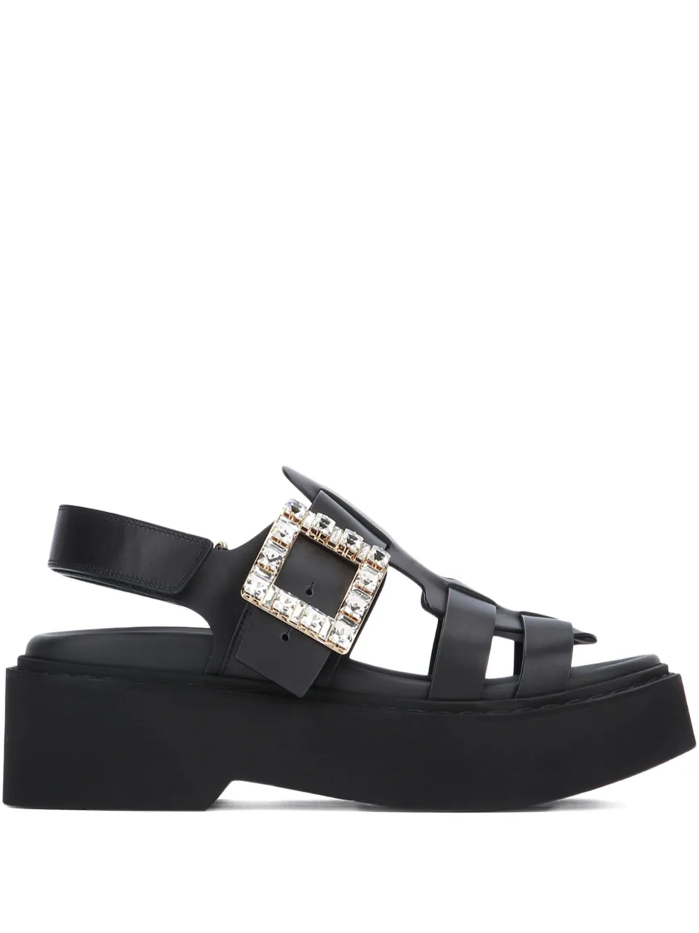 Roger Vivier Viv Rangers platform sandals | Black | Image 1