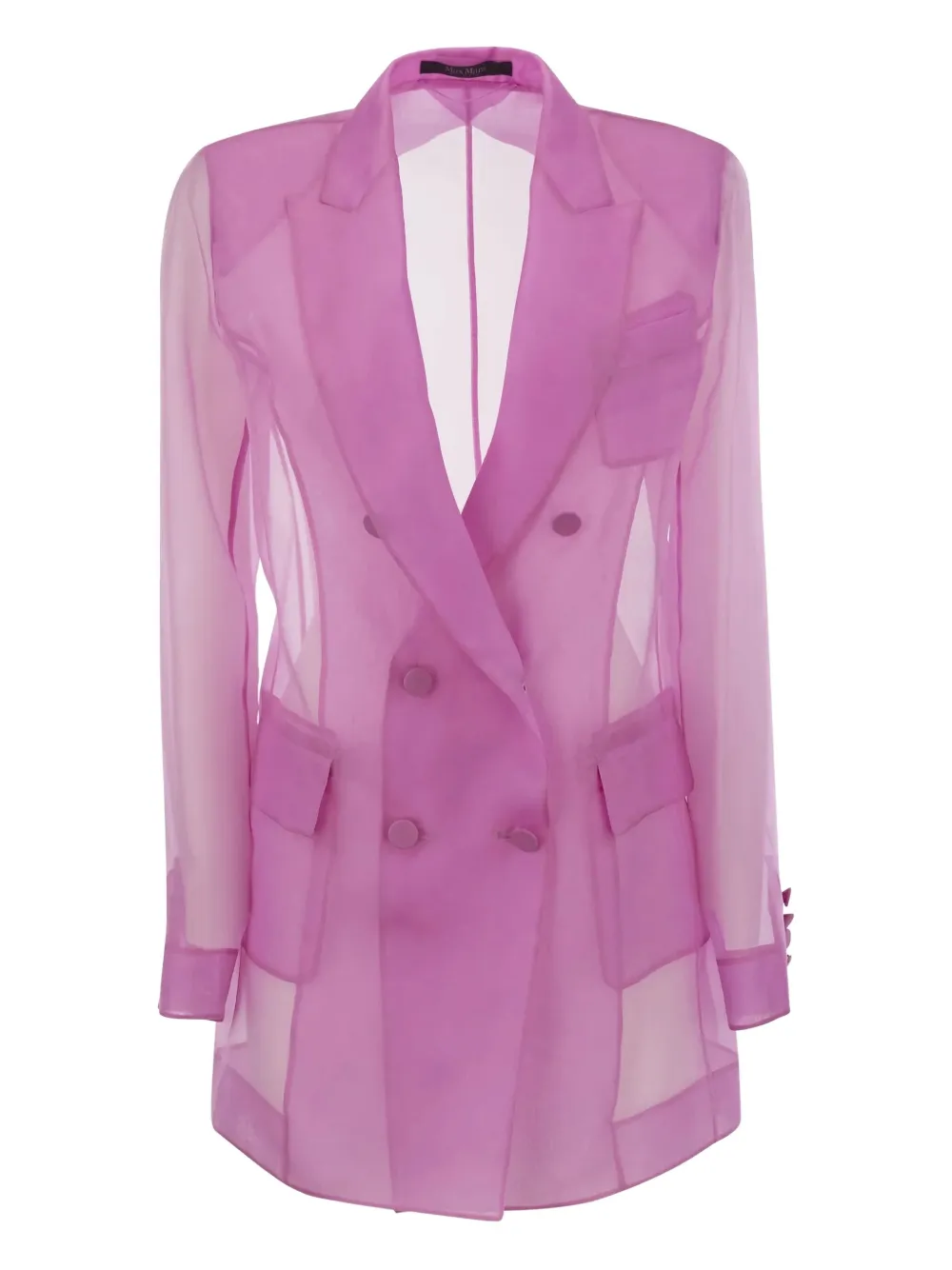 Max Mara Blazer met dubbele rij knopen Roze
