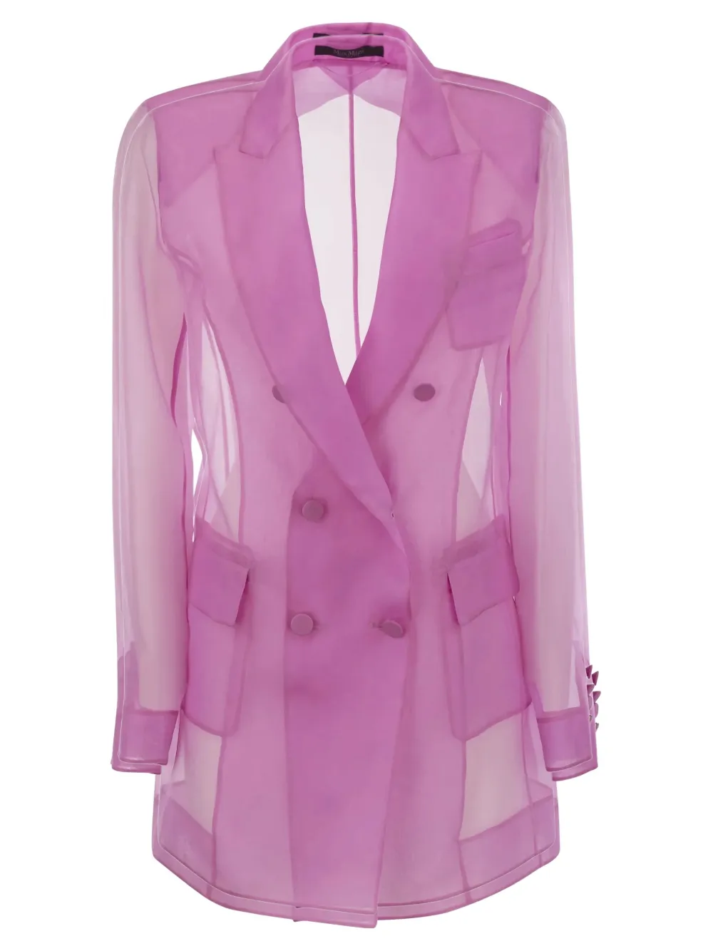 Max Mara Blazer met dubbele rij knopen Roze