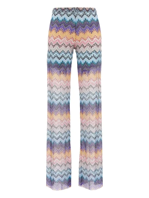Missoni 올오버 프린트 팬츠