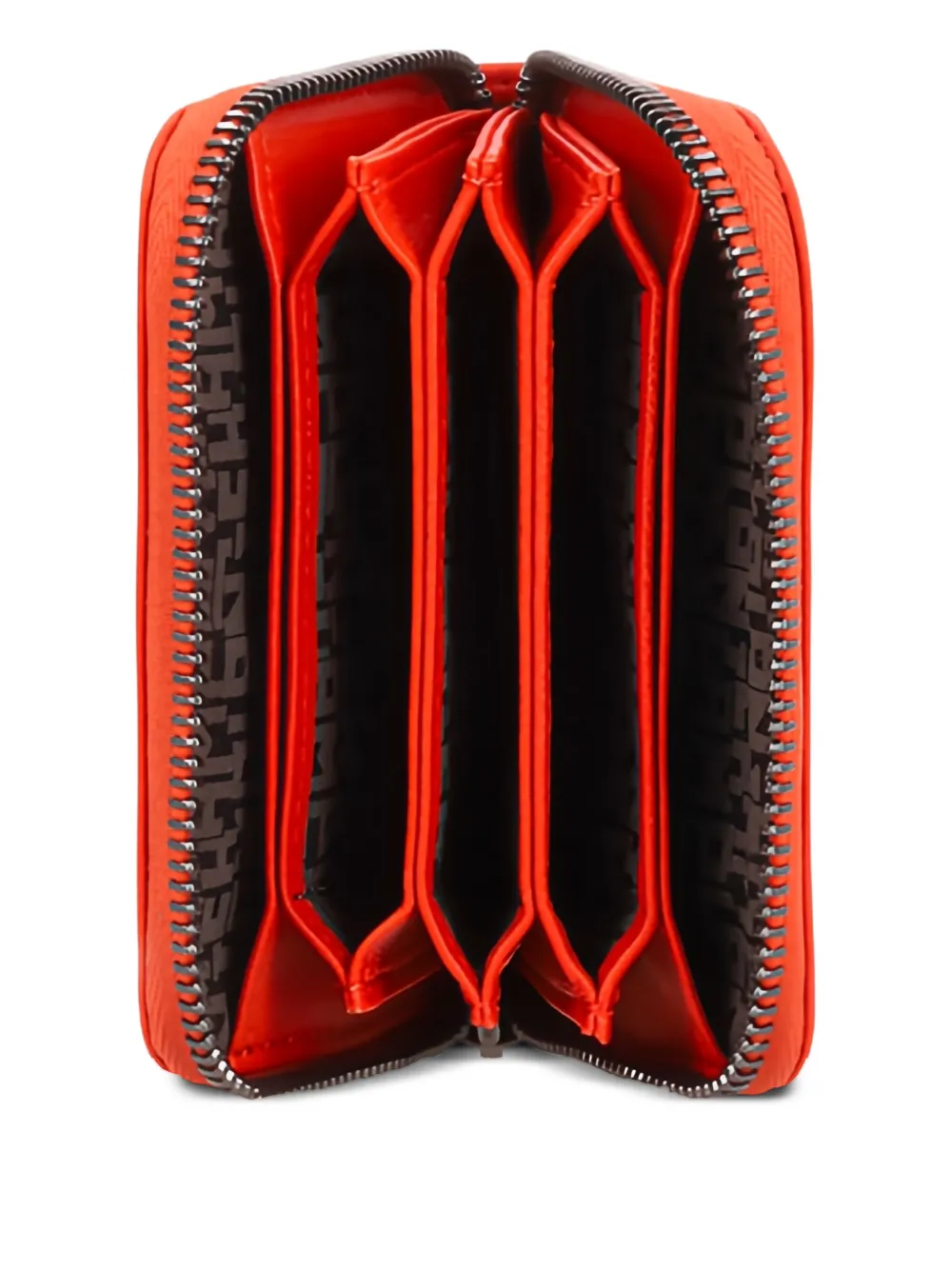 Longchamp Portemonnee met rits en logodetail Oranje