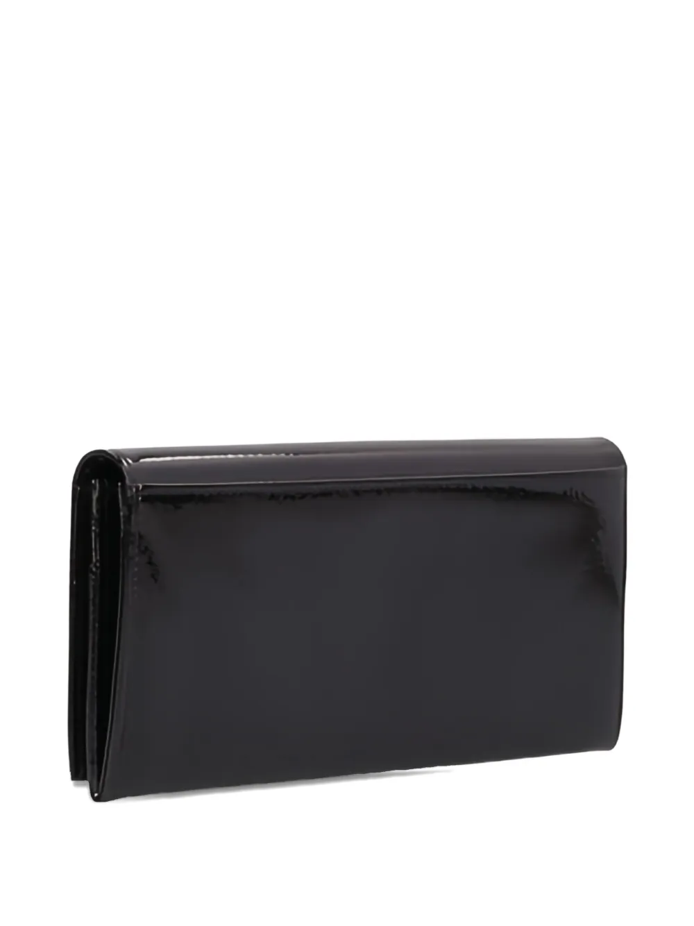 Longchamp Flap Wallet In Black