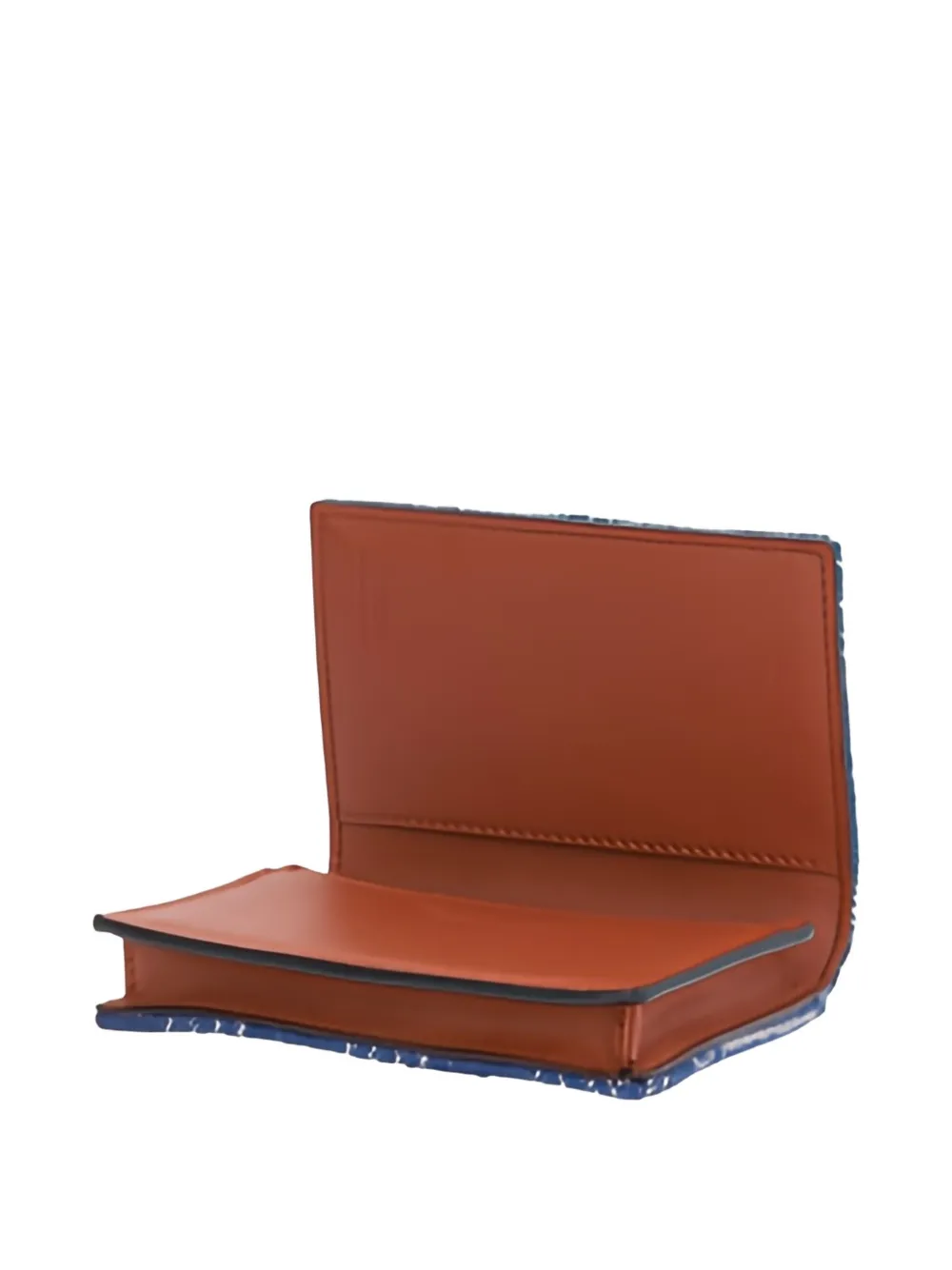 FENDI FF jacquard monogram cardholder Blauw