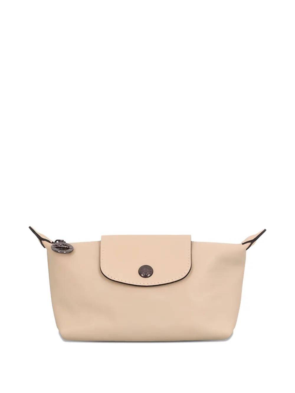 Longchamp Le Pliage Cuir Cosmetic Make Up Bag In Multi
