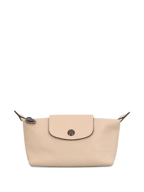 Longchamp Le Pliage Cuir cosmetic make up bag