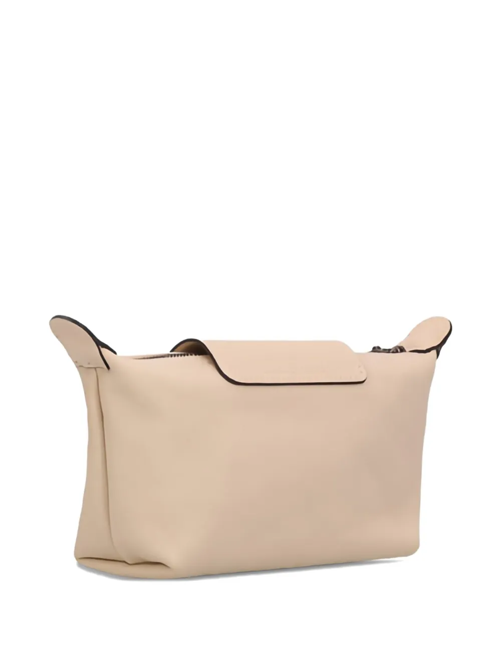 Longchamp Le Pliage Cuir Cosmetic Make Up Bag In Multi