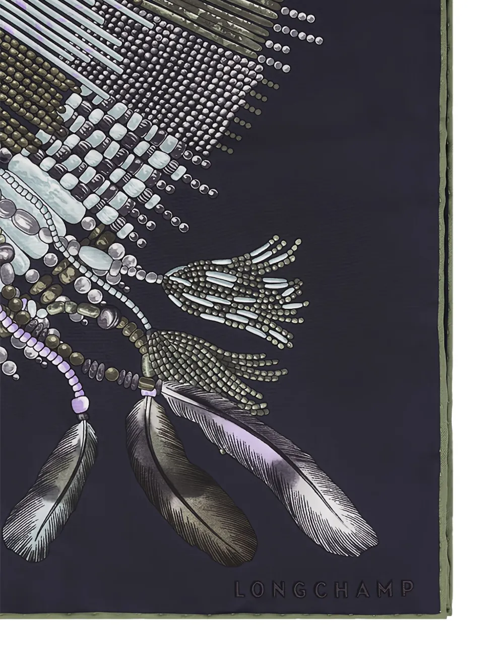 Longchamp beaded embelished scarf | Image 2