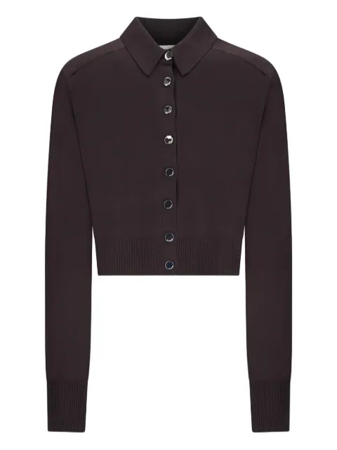 Sportmax button-fastening collared cardigan