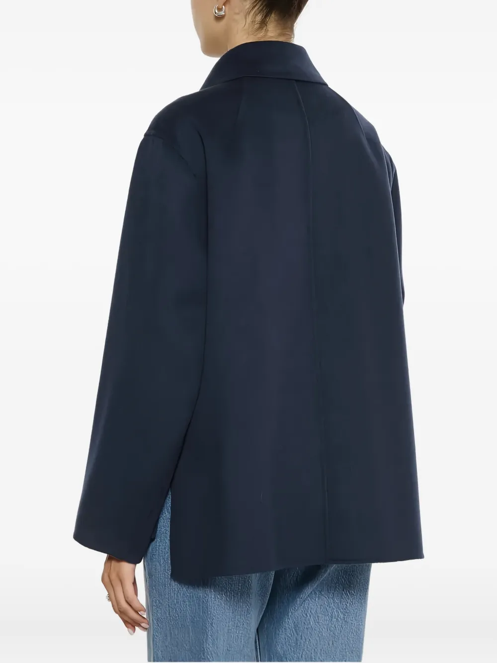 'S Max Mara Jack met knoopsluiting en kraag Blauw