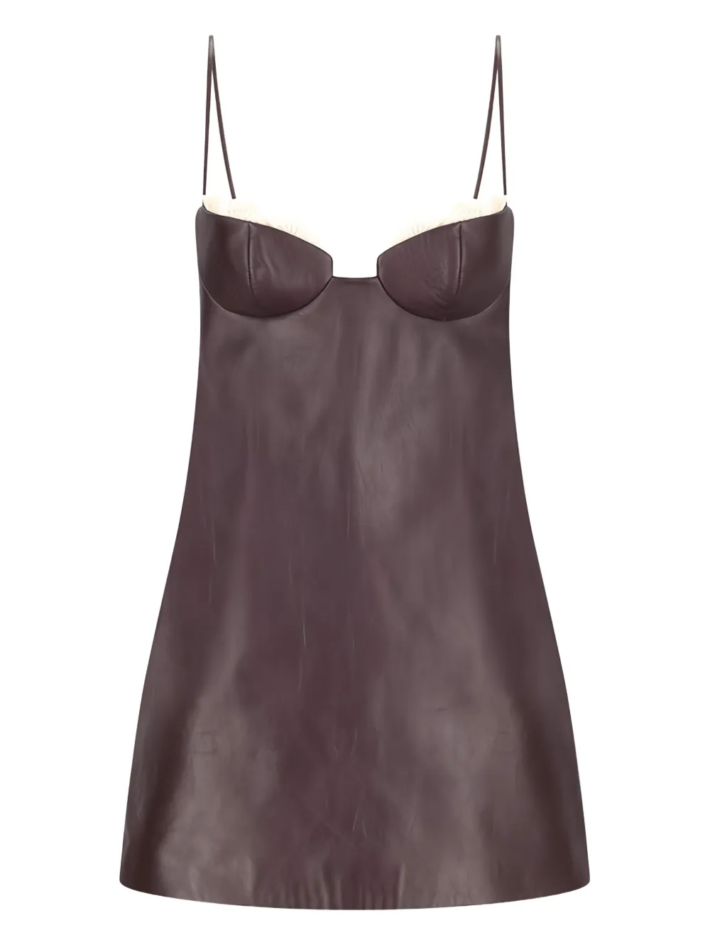 lace-trimmed slip midi dress