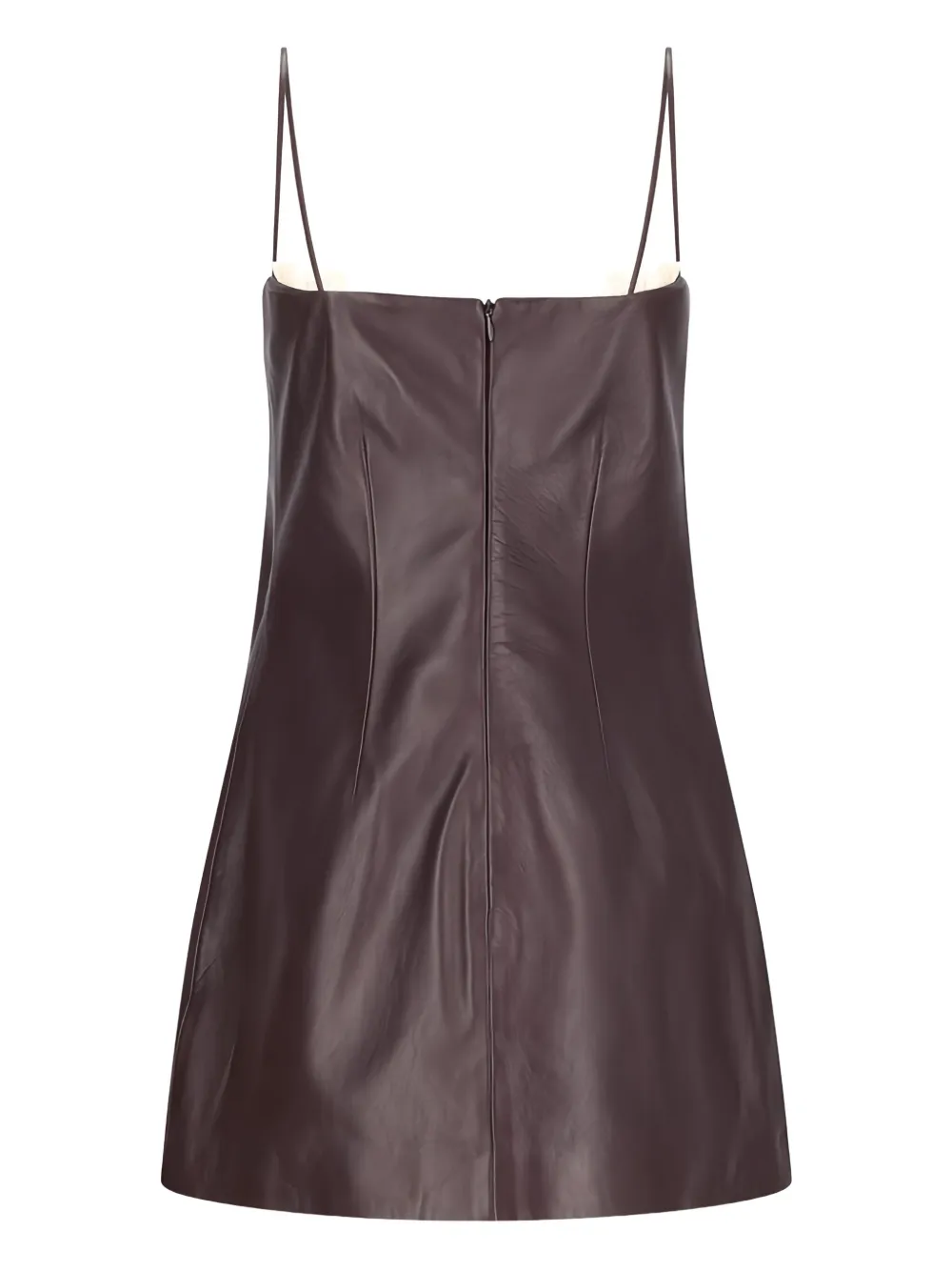 Magda Butrym lace-trimmed slip midi dress - Rood
