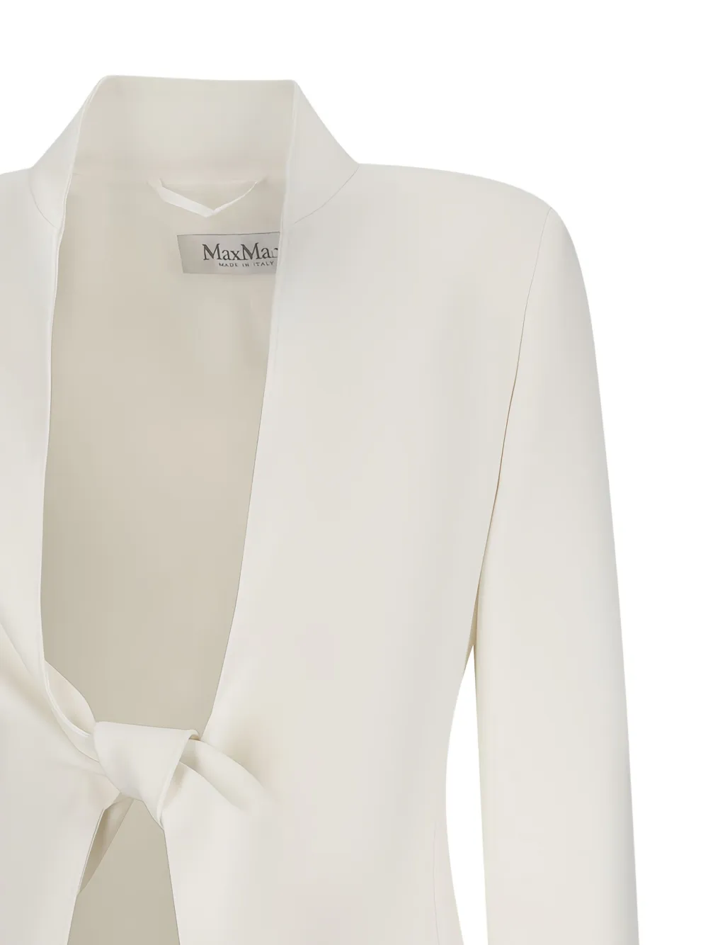 Max Mara Ghiotto Knot Jacket In White