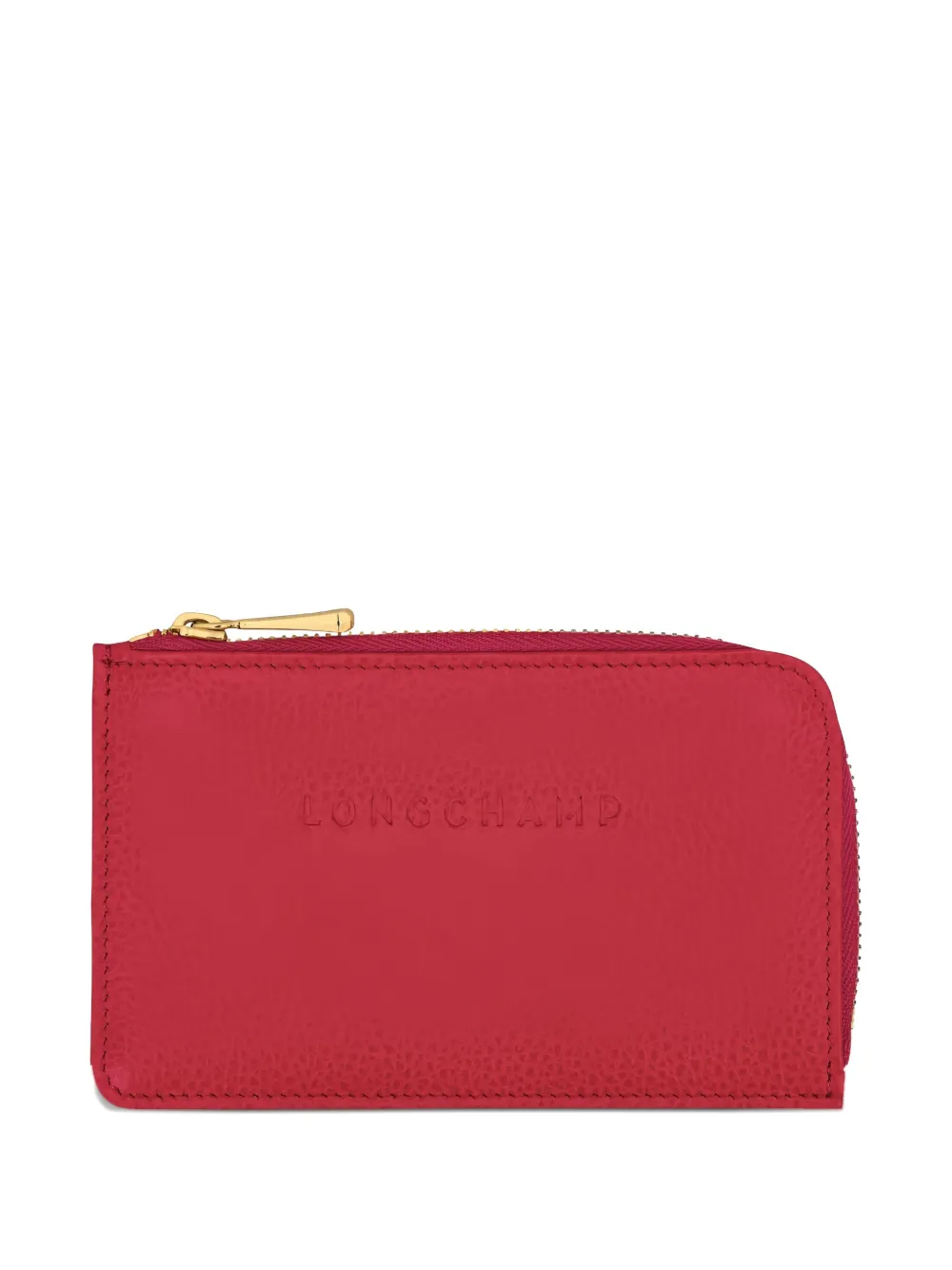 Longchamp Le Foulonné zip-up cardholder | Red | Image 1