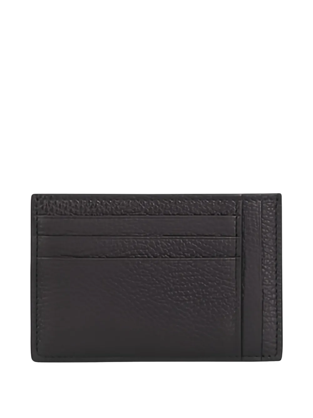 Gucci logo leather cardholder Zwart