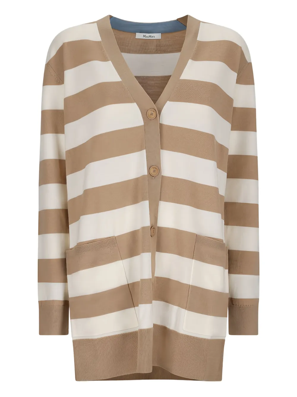 Max Mara Gestreept vest Beige