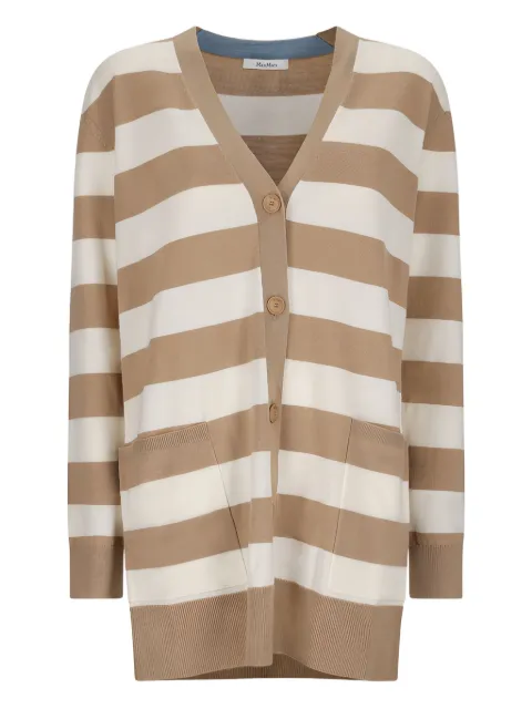 Max Mara striped-pattern cardigan