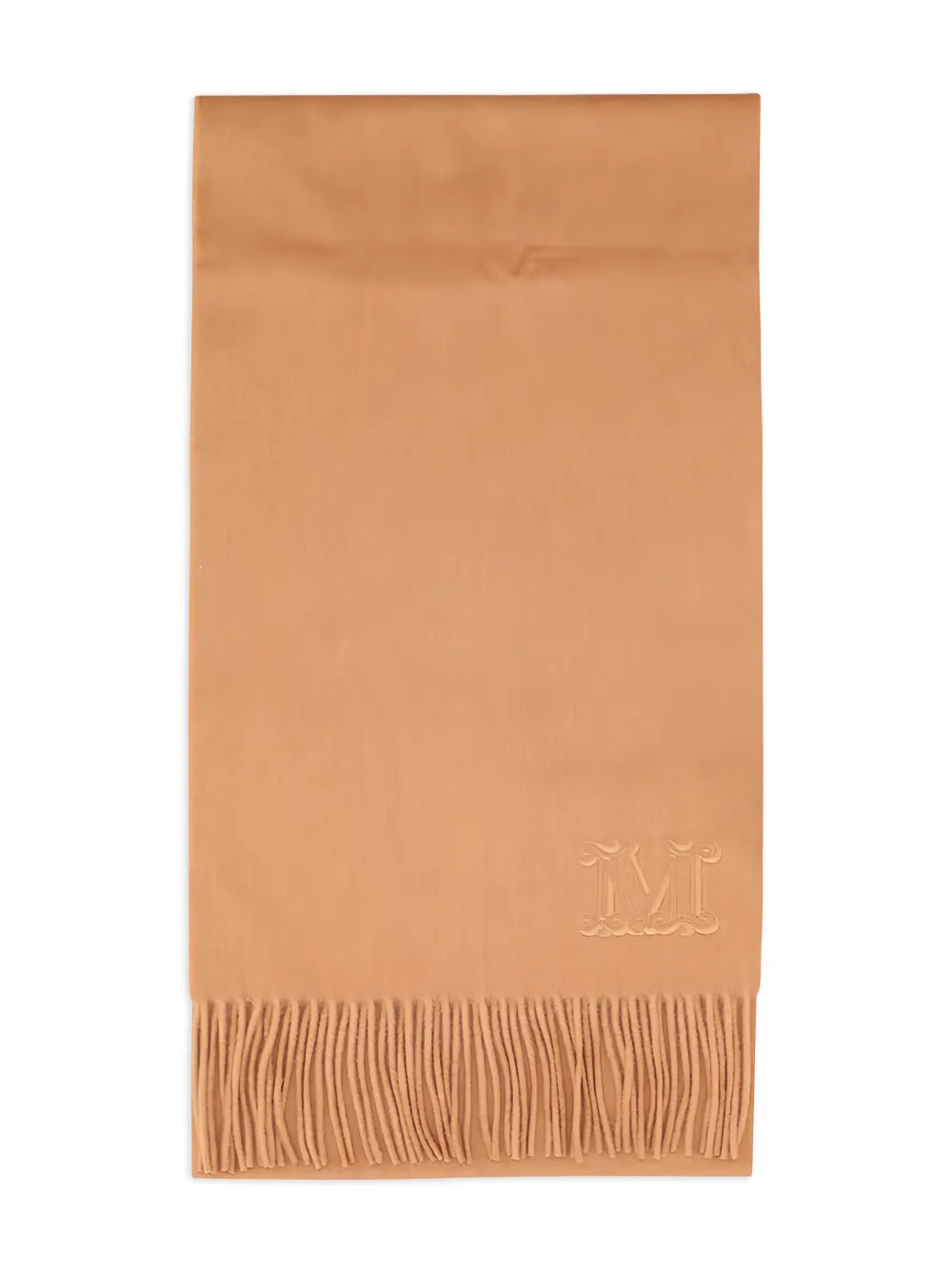 embroidered-logo scarf