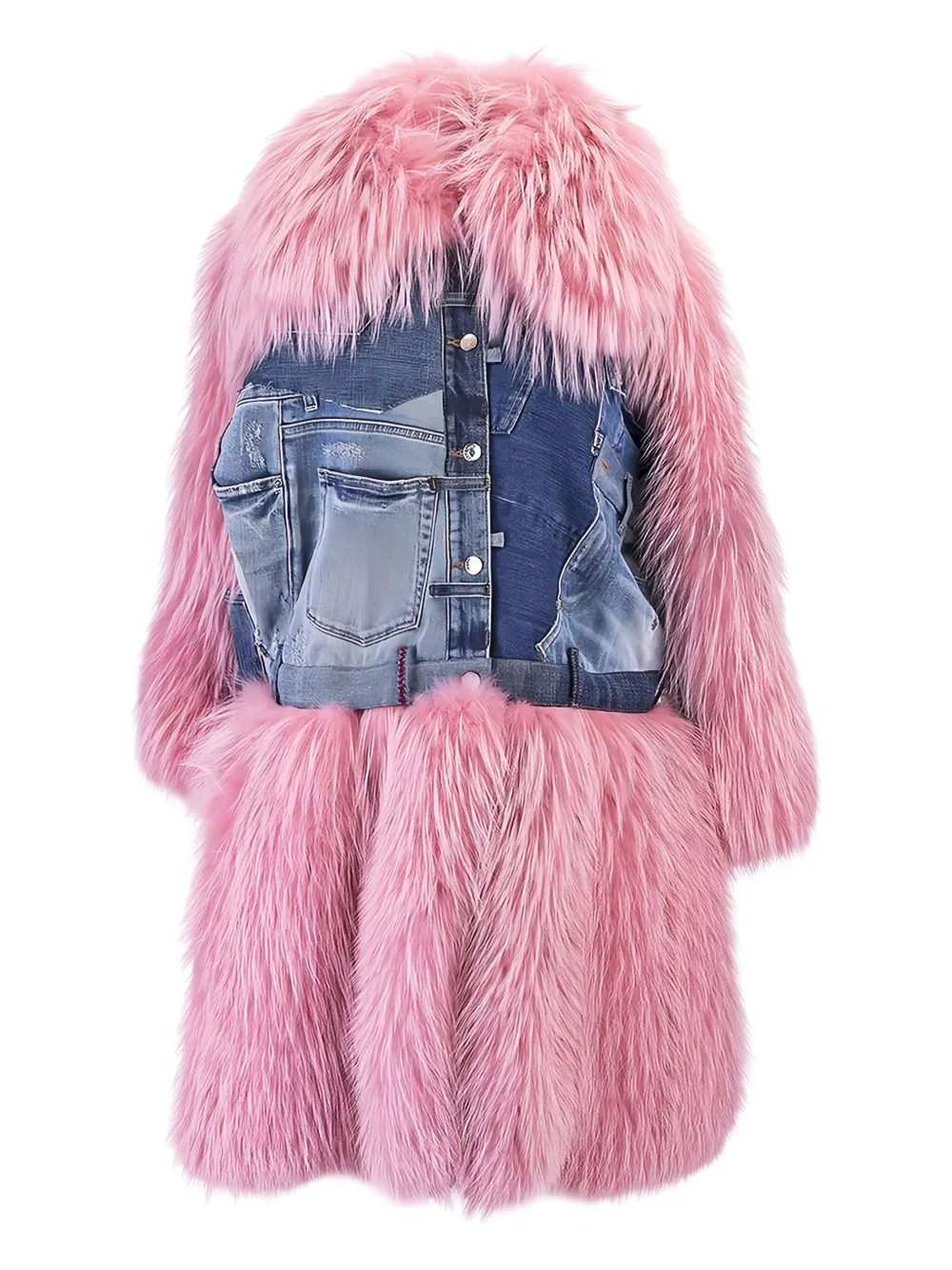 Dolce & Gabbana Single-breasted Coat In Pink
