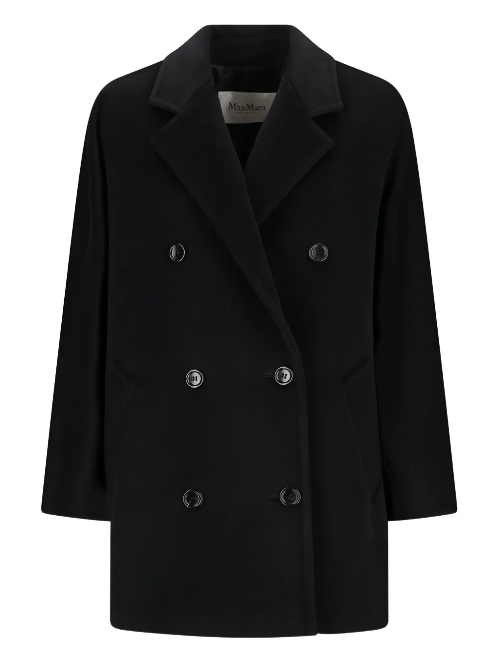 Max Mara double-breasted wool coat - ブラック Max Mara double-breasted wool coat - ブラック