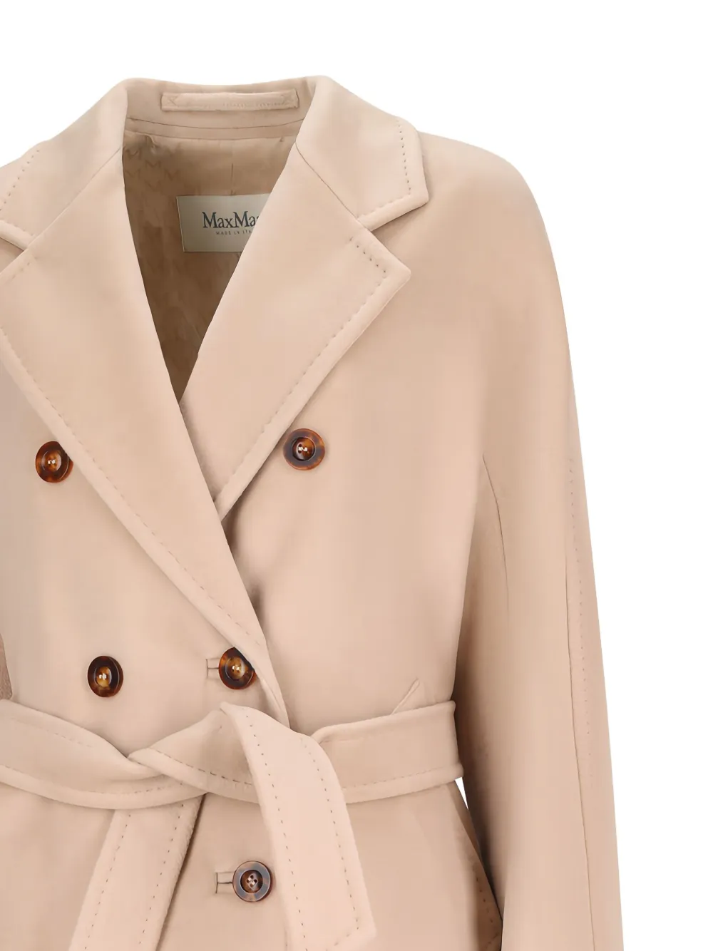 Max Mara Jas met ceintuur Beige